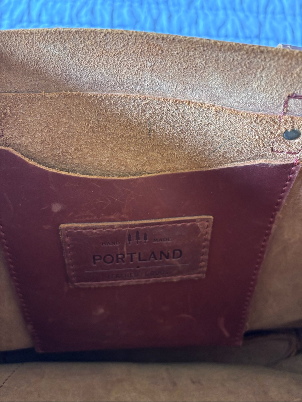 Portland Leather Good Crossbody Tote - Picture 8 of 13